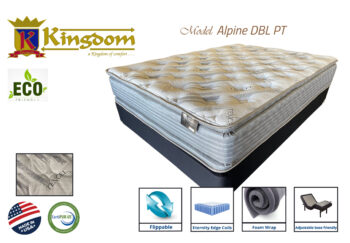 Medium Alpine DBL PT Luxury By Kingdom Mattress