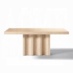 Inca Travertine Stone Dining Table DN04745 By ACME 9