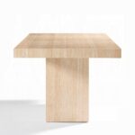 Inca Travertine Stone Dining Table DN04745 By ACME 10
