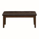Wieland Dining Bench in Rustic Brown Finish By Homelegence 5