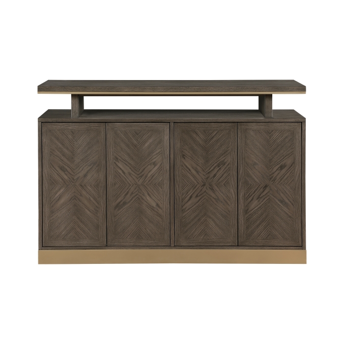 Griffin Server In Brown Finish With Gold Tipping By Homelegence Servers Mobilia Cleopatra 3 Griffin Server in Brown Finish with Gold Tipping By Homelegence 3