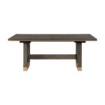 Griffin Extendable Dining Table in Brown Finish By Homelegence 7