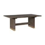 Griffin Extendable Dining Table in Brown Finish By Homelegence 8