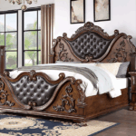 Esparanza 4 Pc Queen Bedroom Set Traditional Brown Cherry by Furniture of America 8