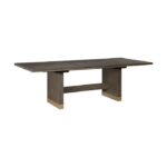 Griffin Extendable Dining Table in Brown Finish By Homelegence 10