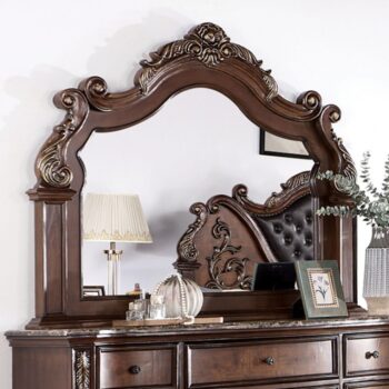 Esparanza Mirror Traditional Brown Cherry by Furniture of America
