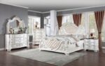 Esparanza 5 Pc Queen Bedroom Set Traditional Pearl White by Furniture of America 7