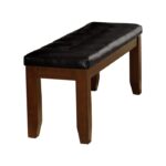 Ameillia Bench in Dark Oak finish By Homelegence 5