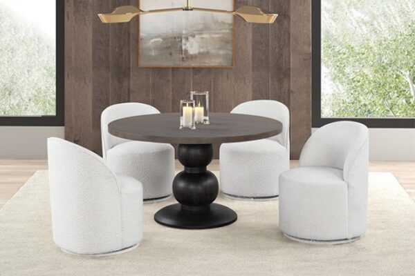 Round Dining Table Set Sophisticated Style