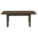 Clara Dining Table in Brown Finish By Homelegence 6