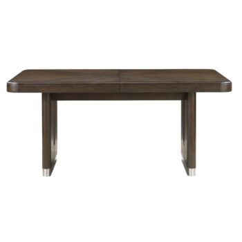 Clara Dining Table in Brown Finish By Homelegence