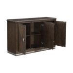 Clara Server in Brown Finish By Homelegence 7