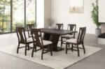 Holsworthy Espresso Dining Table Contemporary by Furniture of America 9