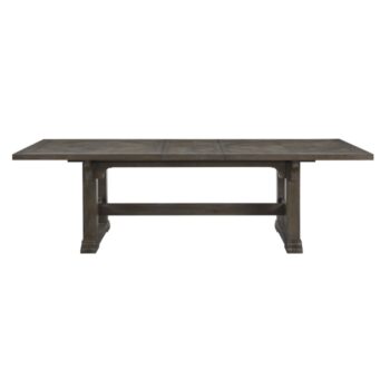 Driftwood Dining Table in Brown Finish