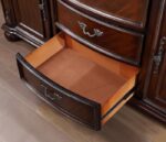 Nouvelle Hutch & Buffet Brown Cherry Traditional by Furniture of America 8