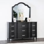 Melodi Parc Dresser Glam Black by Furniture of America 5