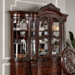 Normandy Hutch & Buffet Traditional Brown Cherry by Furniture of America 10