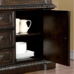 Lombardy Hutch & Buffet Traditional Walnut by Furniture of America 13