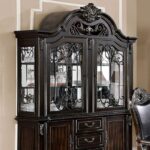 Lombardy Hutch & Buffet Traditional Walnut by Furniture of America 10