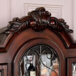 Picardy Hutch & Buffet Traditional Brown Cherry by Furniture of America 13