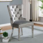 Jewett Wingback Chair (2/CTN) Contemporary Gray by Furniture of America 6