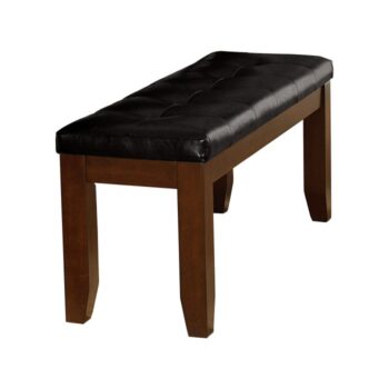 Ameillia Bench in Dark Oak finish By Homelegence