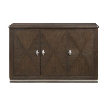 Clara Server in Brown Finish By Homelegence