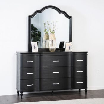 Melodi Parc Dresser Glam Black by Furniture of America