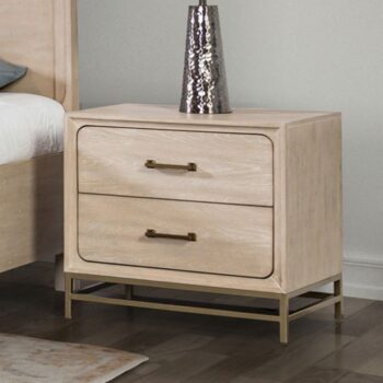 Sandnes Night Stand Transitional Light Oak by Furniture Of America