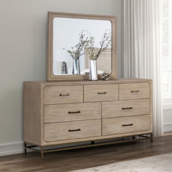 Sandnes Dresser Transitional Light Oak  by Furniture Of America - Image 7