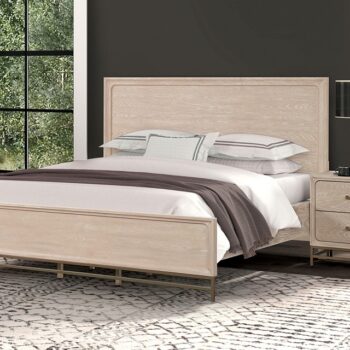 Sandnes Bed Transitional Light Oak by Furniture Of America