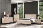 Sandnes Bed Transitional Light Oak by Furniture Of America - Image 2