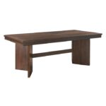 Franco Walnut Dining Table Set For 4 By Homelegance - Image 2