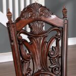 Canyonville Side Chair (2/Box) Traditional Brown Cherry/Dark Brown by Furniture of America 8