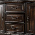 Lombardy Hutch & Buffet Traditional Walnut by Furniture of America - Image 3