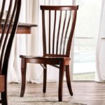Gresham Side Chair Transitional Dark Cherry by Furniture of America