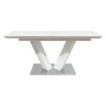 Contemporary White Dining Room Table