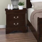 Louis Philippe 2-drawer Nightstand Cappuccino 202412 by Coaster Furniture.