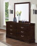 Louis Philippe 6-drawer Dresser Cappuccino 202413  by Coaster Furniture. - Image 2