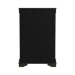 Louis Philippe 5-drawer Chest with Silver Bails Cappuccino 202415 by Coaster Furniture. - Image 4