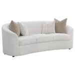 Rainn Upholstered Tight Back Sofa Latte 509171 by Coaster Furniture - Image 14