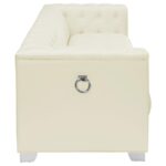 Chaviano Tufted Upholstered Sofa Pearl White 505391 by Coaster Furniture - Image 7