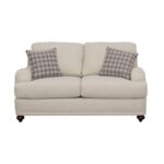 Glenn Cushion Back Loveseat Light Grey 511095 by Coaster Furniture - Image 5