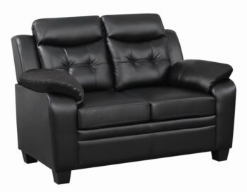 Finley Tufted Upholstered Loveseat Black 506552 by Coaster Furniture