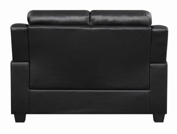 Finley Tufted Upholstered Loveseat Black 506552 by Coaster Furniture - Image 2