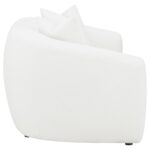 Isabella Upholstered Tight Back Loveseat White 509872 by Coaster Furniture 15
