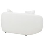 Isabella Upholstered Tight Back Loveseat White 509872 by Coaster Furniture 16