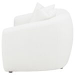 Isabella Upholstered Tight Back Loveseat White 509872 by Coaster Furniture 18