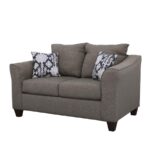 Salizar Flared Arm Loveseat Gray 506022 by Coaster Furniture - Image 4