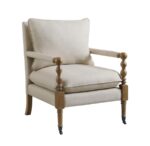 Upholstered Accent Chair with Casters Beige 903058 by Coaster Furniture 8